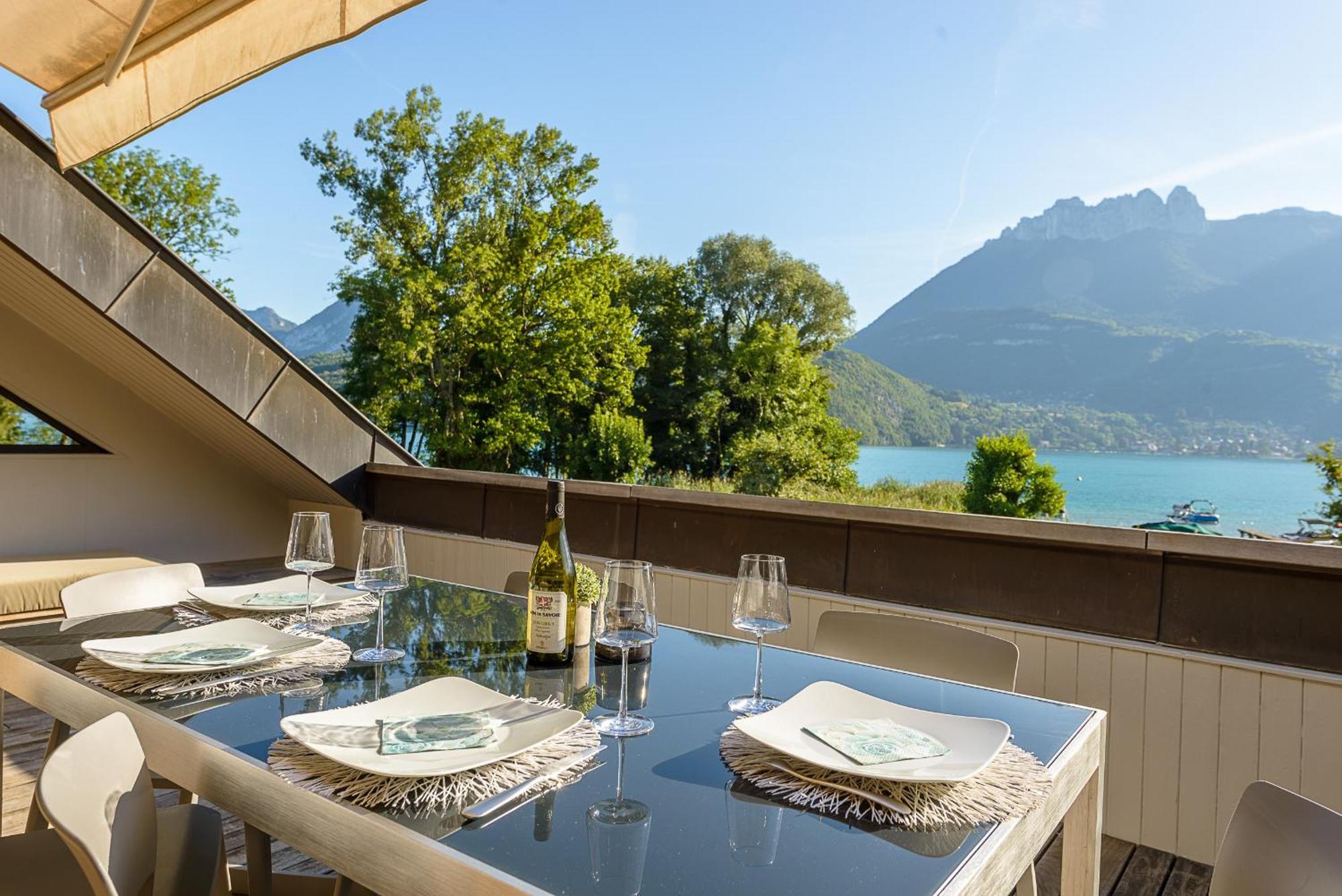 Cote Lac Et Jardins Acces Direct Au Lac Annecy By Lla Selections Apartment Duingt Exterior foto